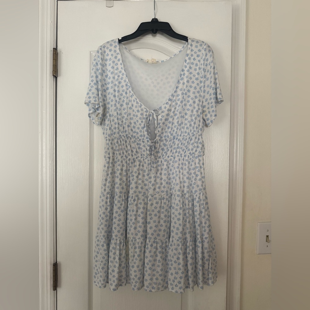 Floral Blue Dress
